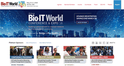 Desktop Screenshot of bio-itworldexpo.com